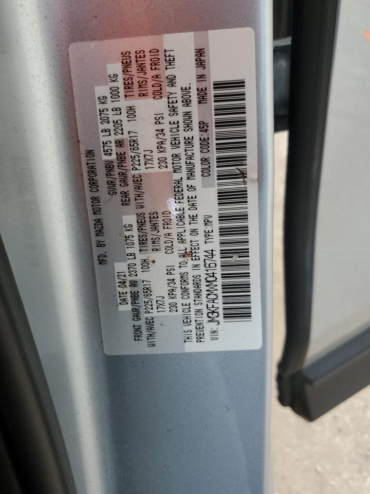 JM3KFACMXM0416744 2021 Mazda Cx-5 Touring