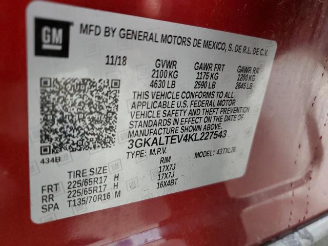 2019 GMC Terrain Sle VIN: 3GKALTEV4KL227543 Lot: 59483844