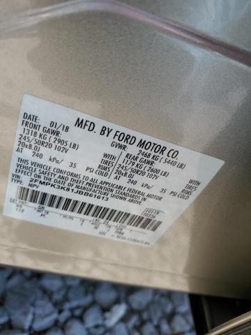 2018 Ford Edge Titanium VIN: 2FMPK3K81JBB61613 Lot: 58701584