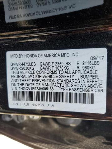 1HGCV1F92JA005188 2018 HONDA ACCORD - Image 12