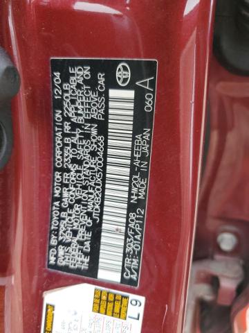 2005 Toyota Prius VIN: JTDKB20UX57004668 Lot: 57115314