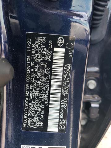 2021 TOYOTA COROLLA LE - JTDEPMAE2MJ155619