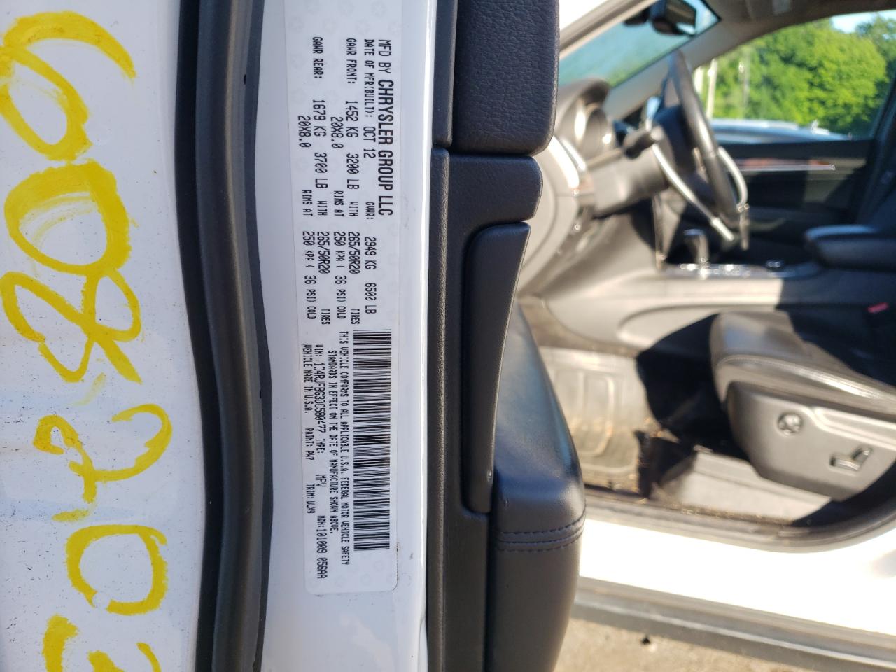 1C4RJFBG3DC580477 2013 Jeep Grand Cherokee Limited