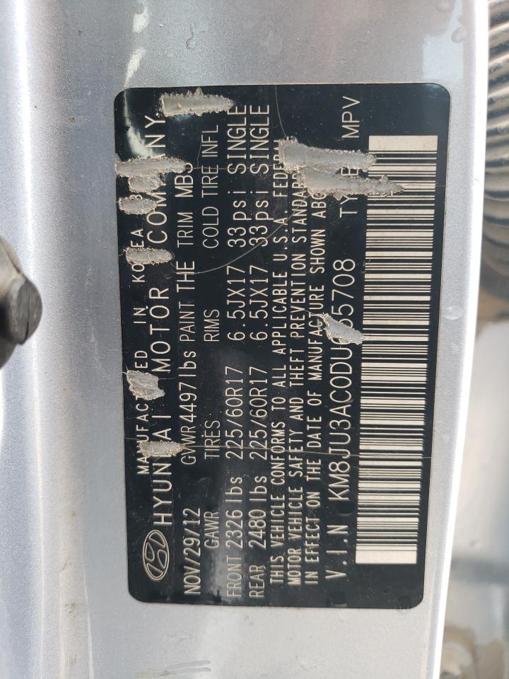 KM8JU3AC0DU655708 2013 Hyundai Tucson Gls