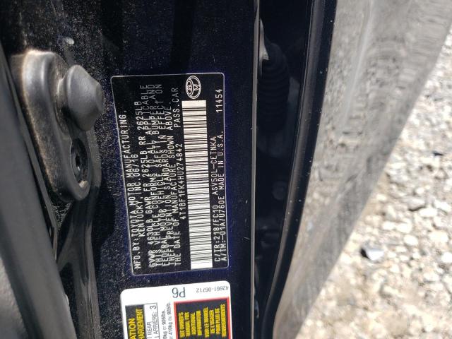 2017 TOYOTA CAMRY LE - 4T1BF1FK4HU274842