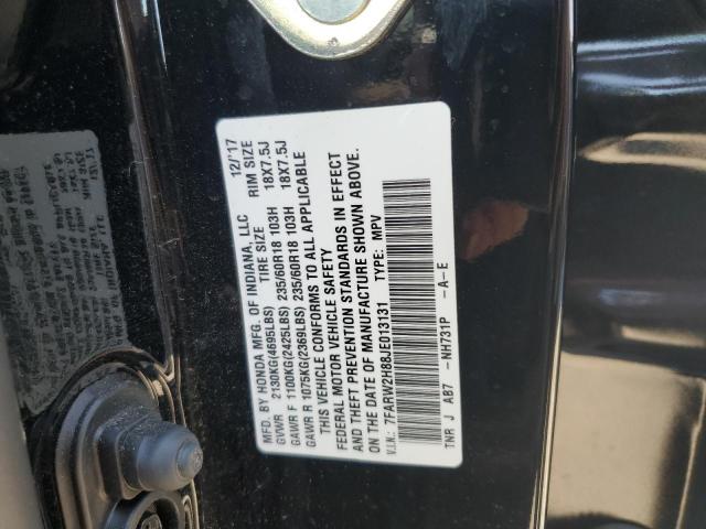 2018 HONDA CR-V EXL - 7FARW2H88JE013131