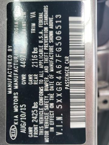 2015 KIA OPTIMA SX - 5XXGR4A67FG506513