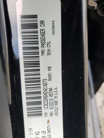 2014 Dodge Avenger Se VIN: 1C3CDZAGXEN219273 Lot: 58012484