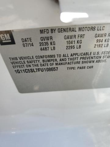 2015 Chevrolet Malibu 1Lt VIN: 1G11C5SL7FU108657 Lot: 58440254