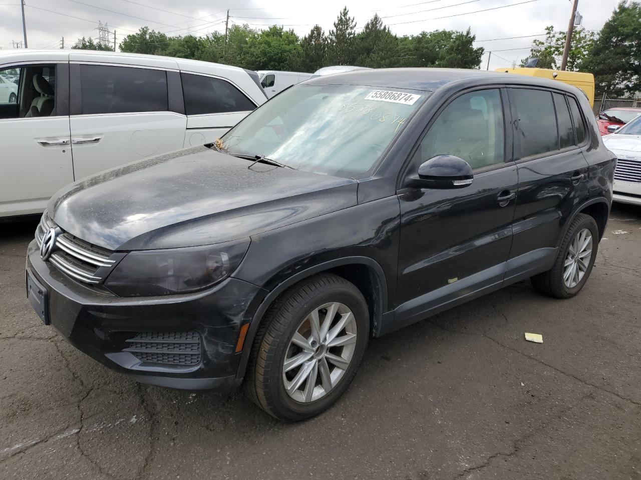 2014 Volkswagen Tiguan S vin: WVGBV3AX6EW578563