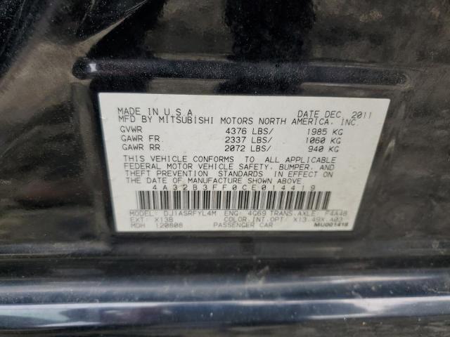 2012 Mitsubishi Galant Es VIN: 4A32B3FF0CE014419 Lot: 59068514