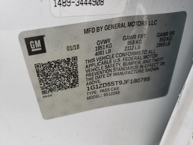 1G1ZD5ST9JF180795 2018 CHEVROLET MALIBU - Image 12