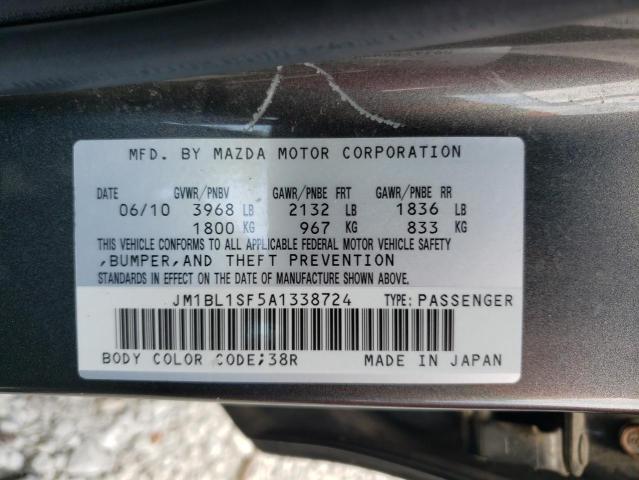 2010 Mazda 3 I VIN: JM1BL1SF5A1338724 Lot: 59572624