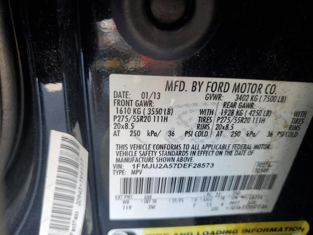 2013 Ford Expedition Limited VIN: 1FMJU2A57DEF28573 Lot: 59904634