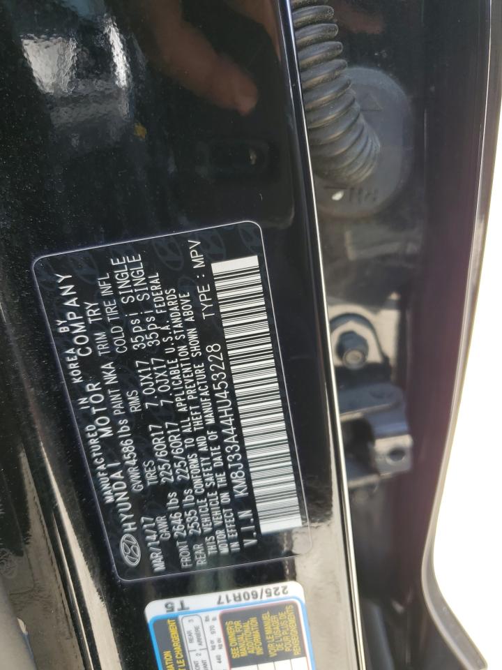 KM8J33A44HU453228 2017 Hyundai Tucson Limited