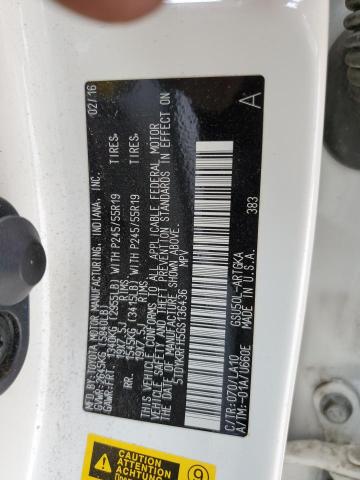 2016 Toyota Highlander Limited VIN: 5TDYKRFH5GS136436 Lot: 56930724