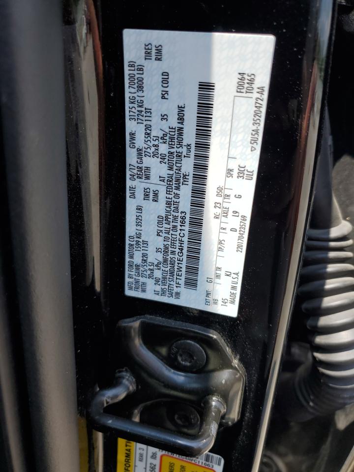 1FTEW1EG4HFC11663 2017 Ford F150 Supercrew