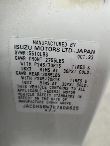 JACDH58W7R7904625 1994 Isuzu Trooper Ls