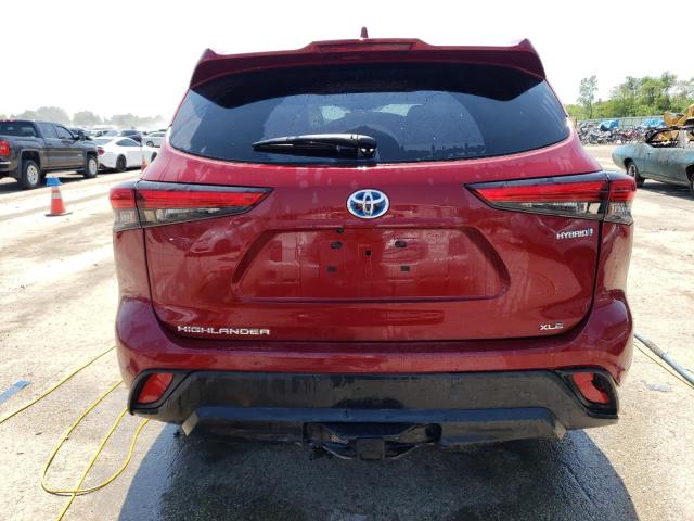 2022 Toyota Highlander Hybrid Xle VIN: 5TDGBRCH7NS561783 Lot: 58884884