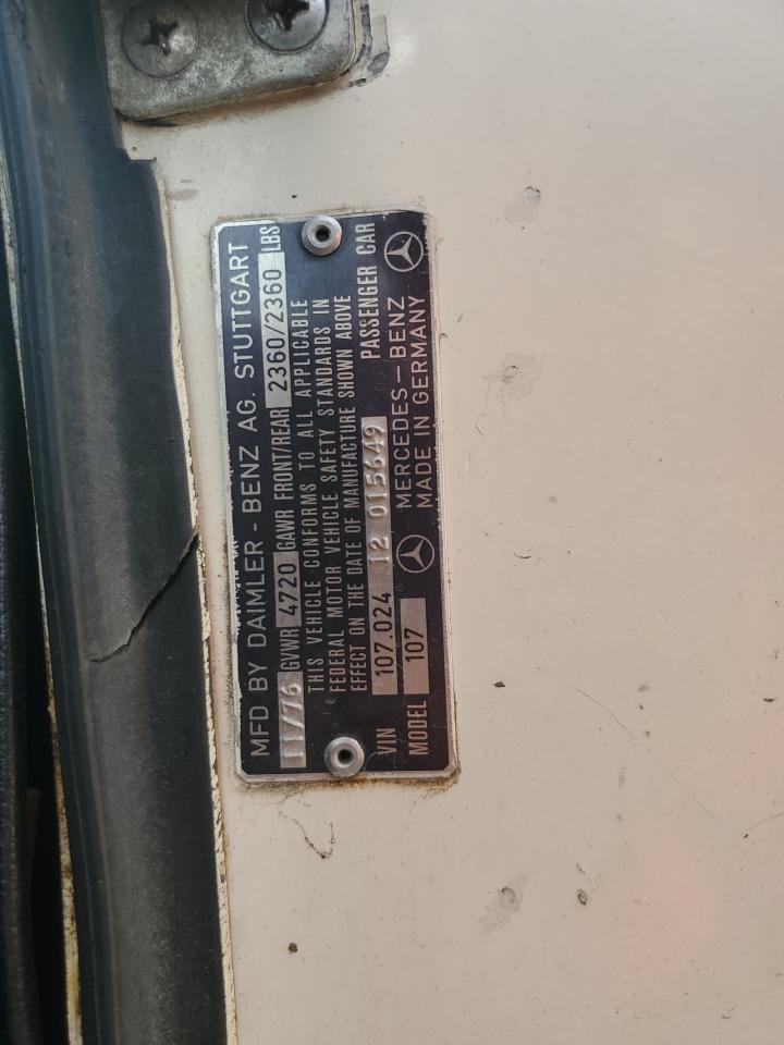 10702412015649 1977 Mercedes-Benz 450 Slc