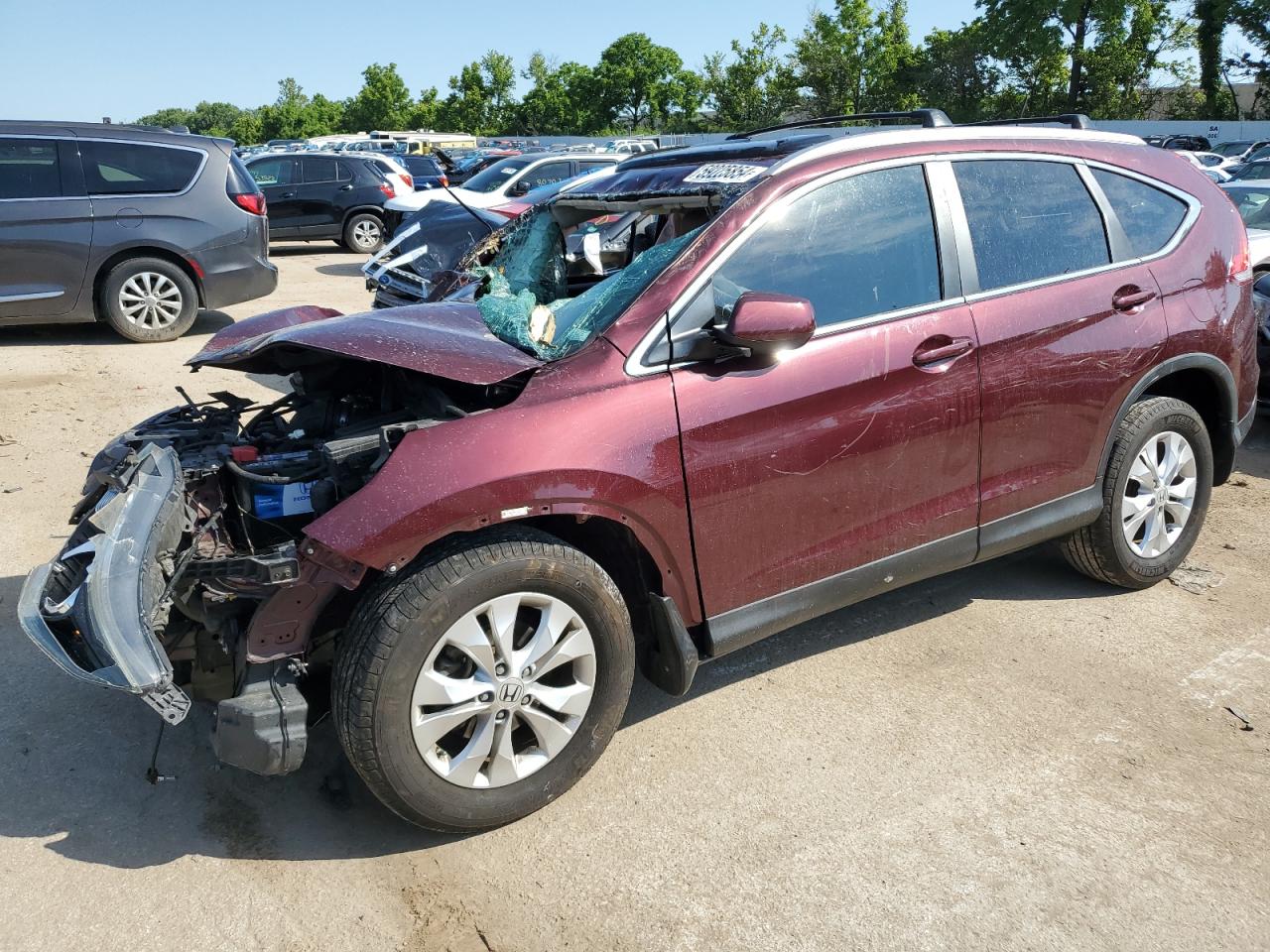 2013 Honda Cr-V Exl vin: 5J6RM4H79DL054951