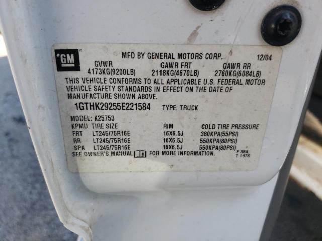 2005 GMC Sierra K2500 Heavy Duty VIN: 1GTHK29255E221584 Lot: 56752614