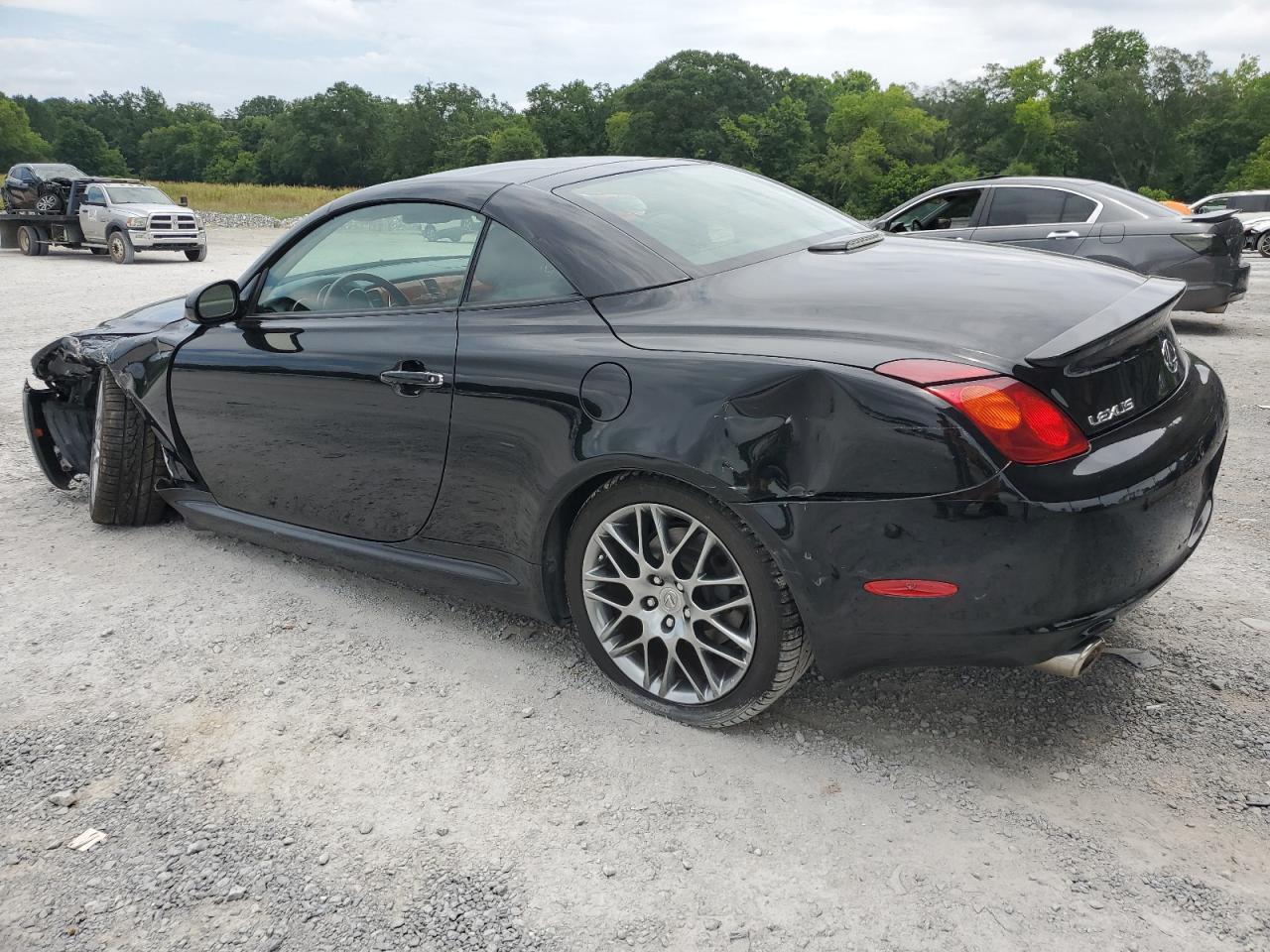 LEXUS SC 430 2005 black  gas JTHFN48Y150069492 photo #3