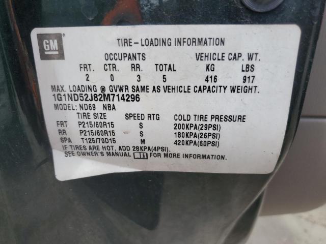 2002 Chevrolet Malibu VIN: 1G1ND52J82M714296 Lot: 60270314