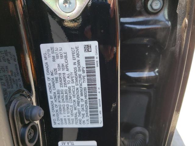 2020 HONDA CR-V EXL - 2HKRW2H89LH600289