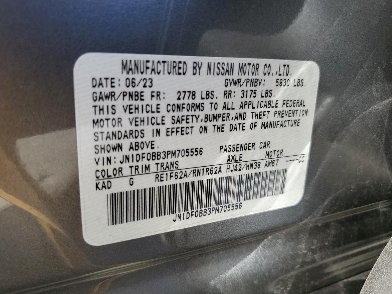 JN1DF0BB3PM705556 2023 Nissan Ariya Evolve+