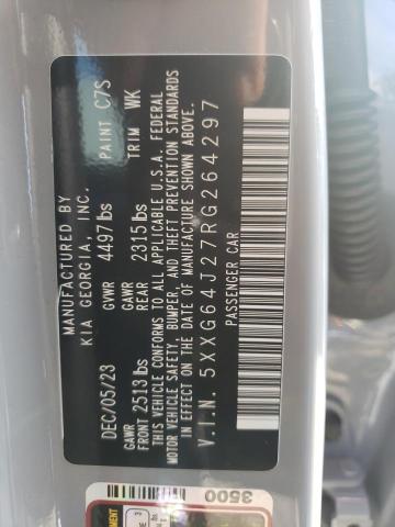 2024 Kia K5 Gt Line VIN: 5XXG64J27RG264297 Lot: 57896664