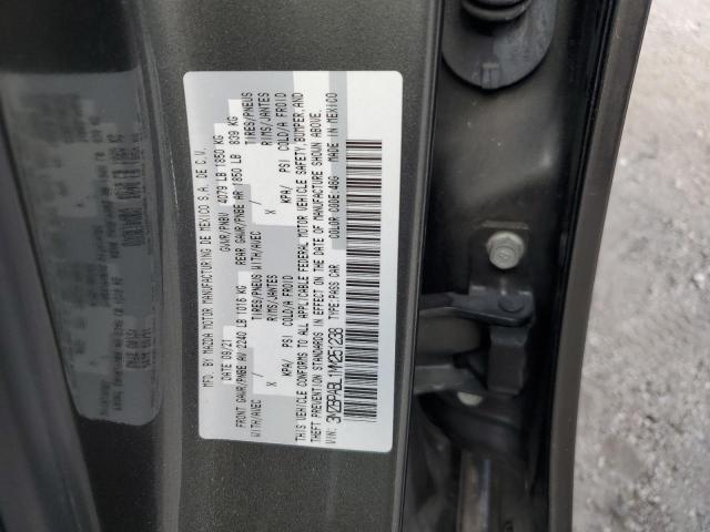 2021 Mazda 3 Select VIN: 3MZBPABL1MM251238 Lot: 58002344