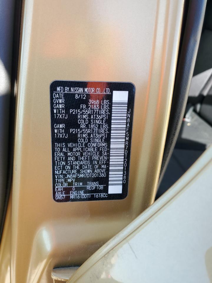 JN8AF5MR7DT201380 2013 Nissan Juke S