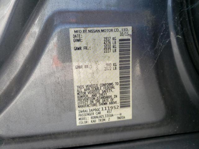 2016 NISSAN ALTIMA 2.5 - 1N4AL3AP6GC111952