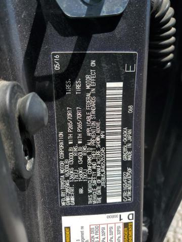 2016 Toyota 4Runner Sr5/Sr5 Premium VIN: JTEBU5JR4G5352045 Lot: 59682974