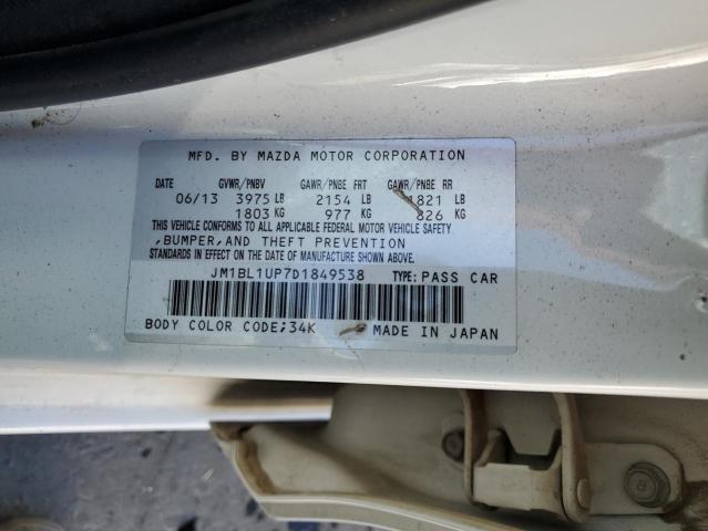 VIN JM1BL1UP7D1849538 2013 Mazda 3, I no.13