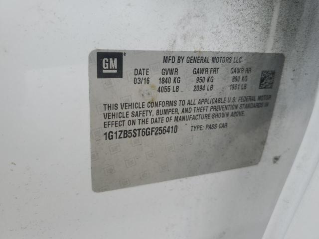 2016 Chevrolet Malibu Ls VIN: 1G1ZB5ST6GF256410 Lot: 59817164