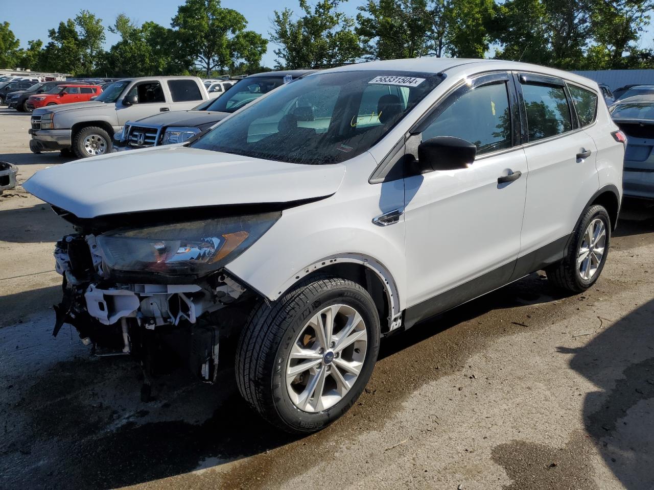 2018 Ford Escape S vin: 1FMCU0F76JUC27057