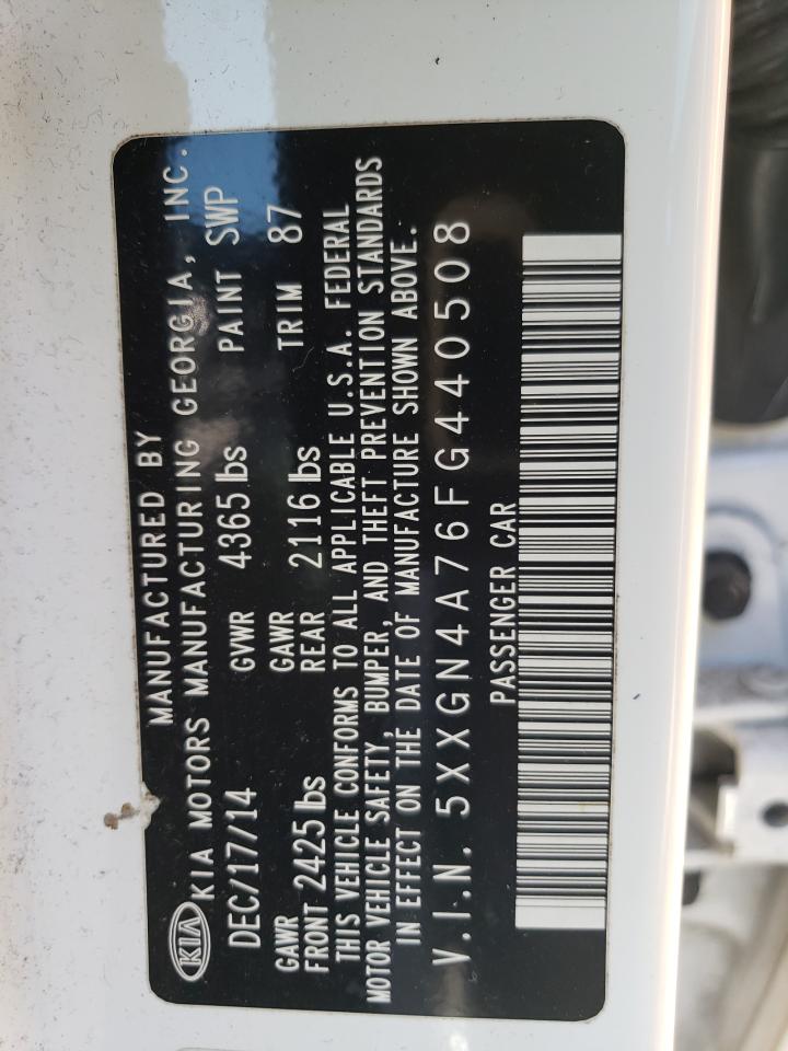 5XXGN4A76FG440508 2015 Kia Optima Ex