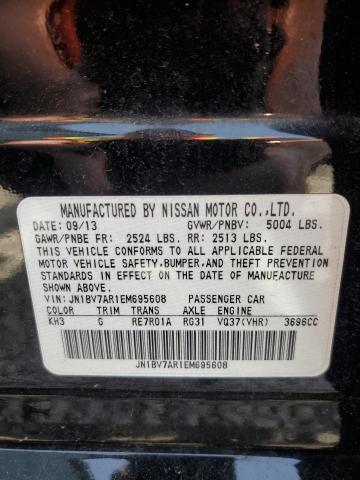 2014 Infiniti Q50 Base VIN: JN1BV7AR1EM695608 Lot: 57053364