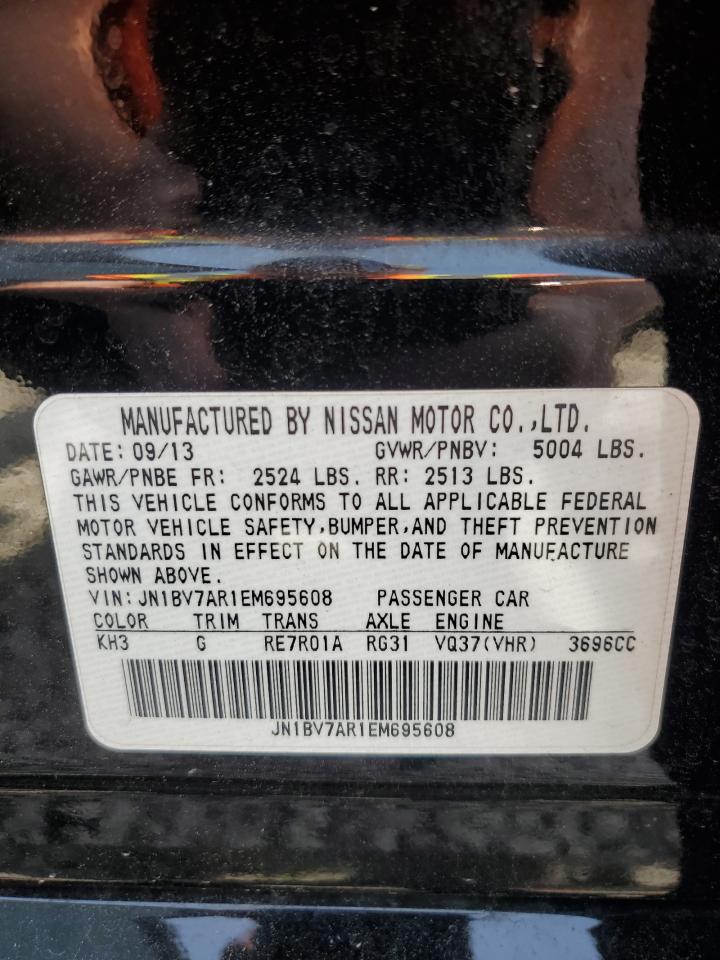 JN1BV7AR1EM695608 2014 Infiniti Q50 Base