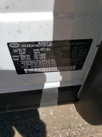 2020 Hyundai Santa Fe Limited VIN: 5NMS53AD1LH259470 Lot: 57886414