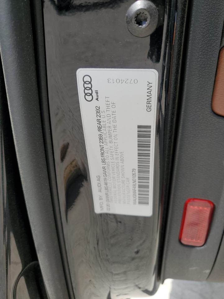 WAUGMAF49LN010579 2020 Audi A4 Premium