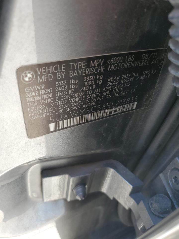 5UXWX5C56BL713835 2011 BMW X3 xDrive28I