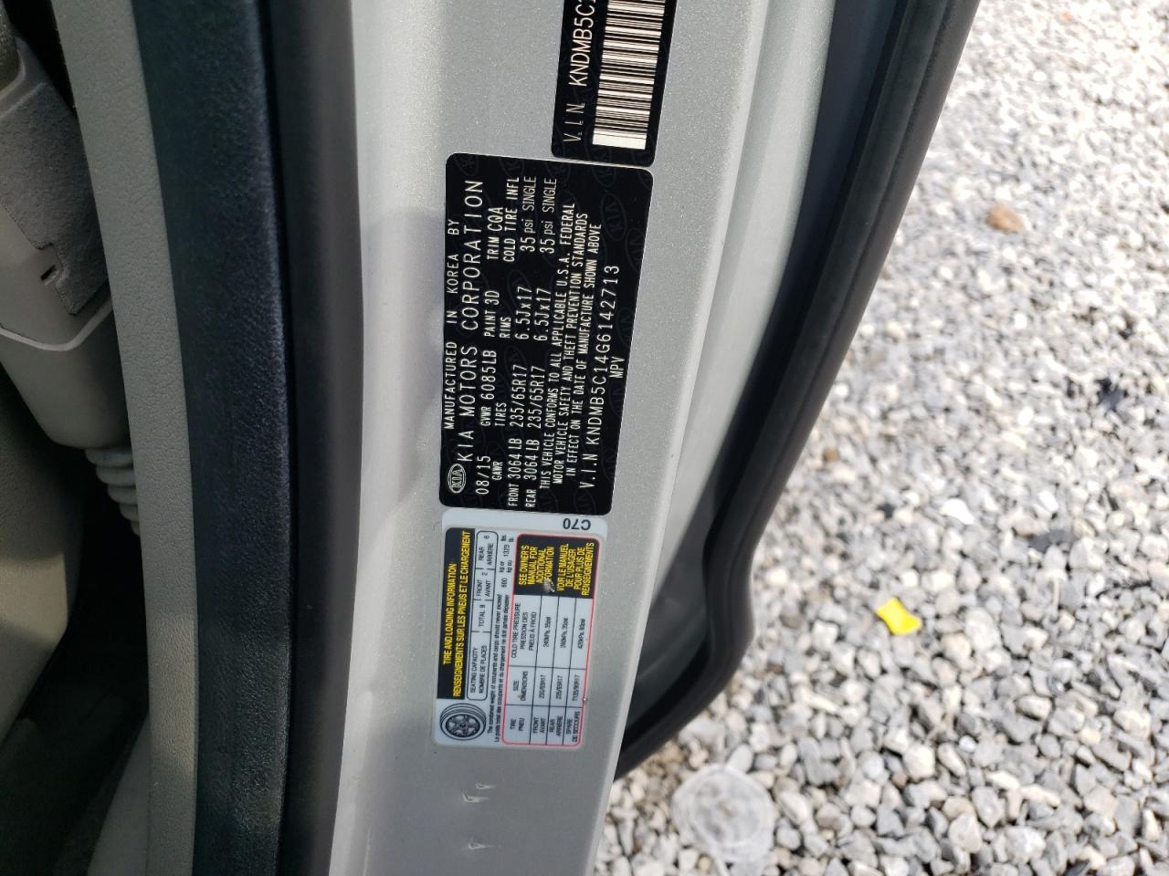 KNDMB5C14G6142713 2016 Kia Sedona Lx