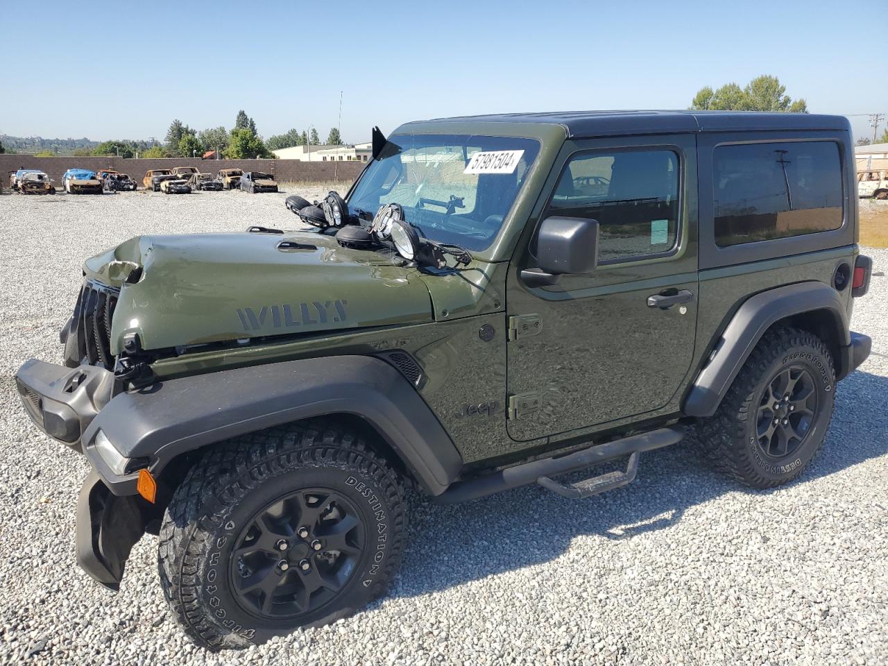 1C4HJXAG1MW691160 2021 Jeep Wrangler Sport