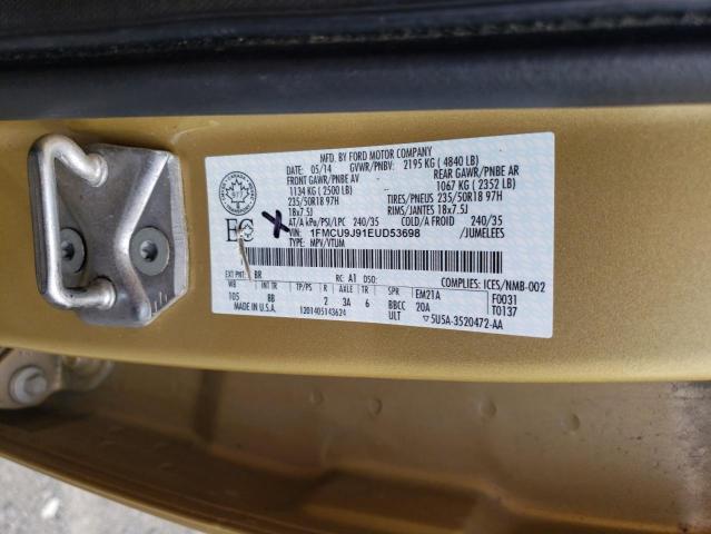 1FMCU9J91EUD53698 2014 Ford Escape Titanium