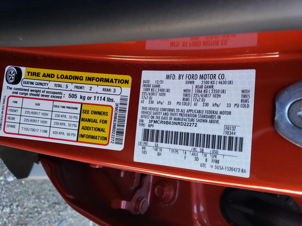 FORD BRONCO SPORT BIG BEND