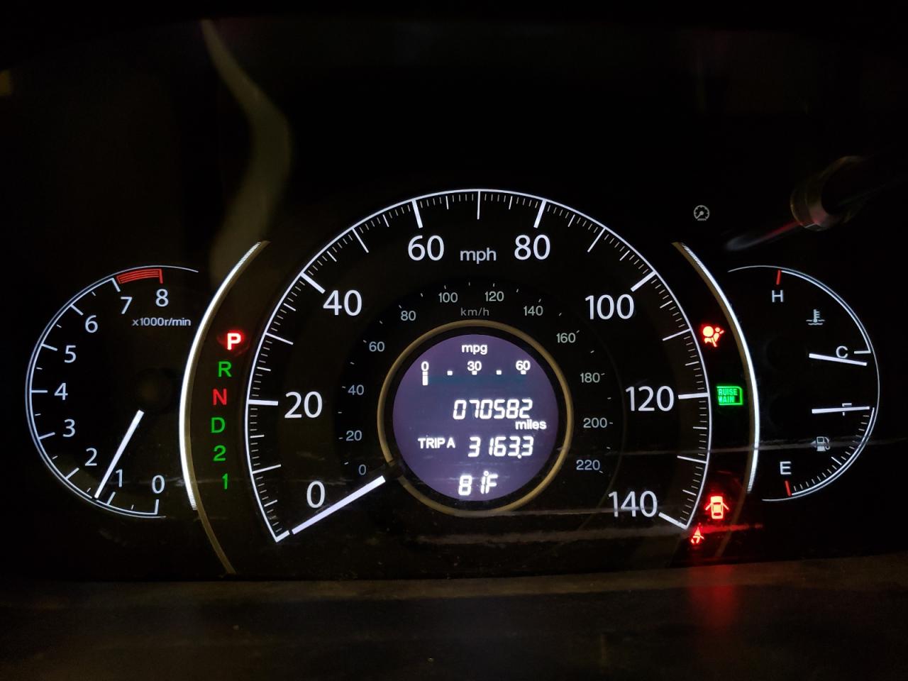 5J6RM4H51DL081754 2013 Honda Cr-V Ex