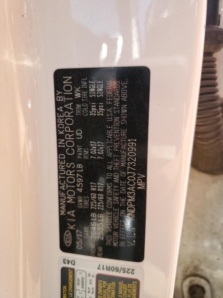 KNDPM3AC0J7320991 2018 Kia Sportage Lx